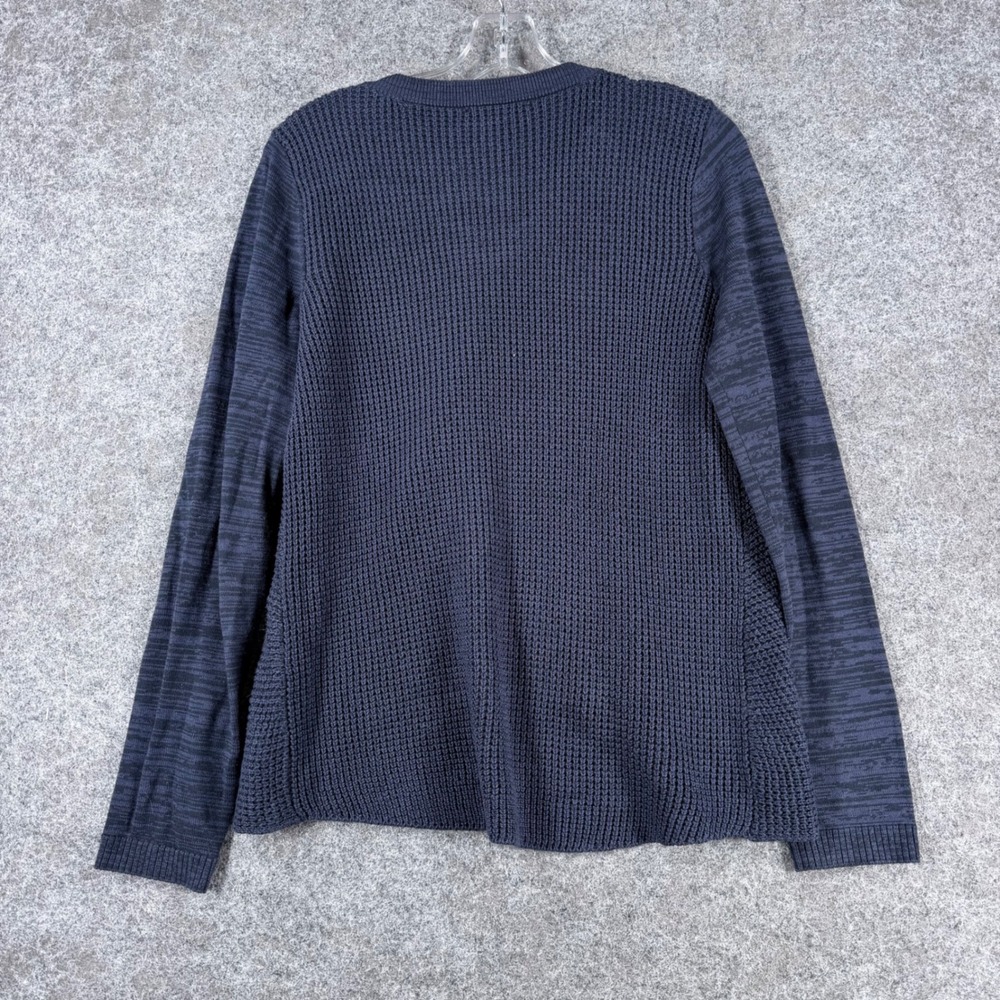 INC International Concepts Womens S Navy Wrap Front Sweater Buckle Ring - Picture 2 of 8